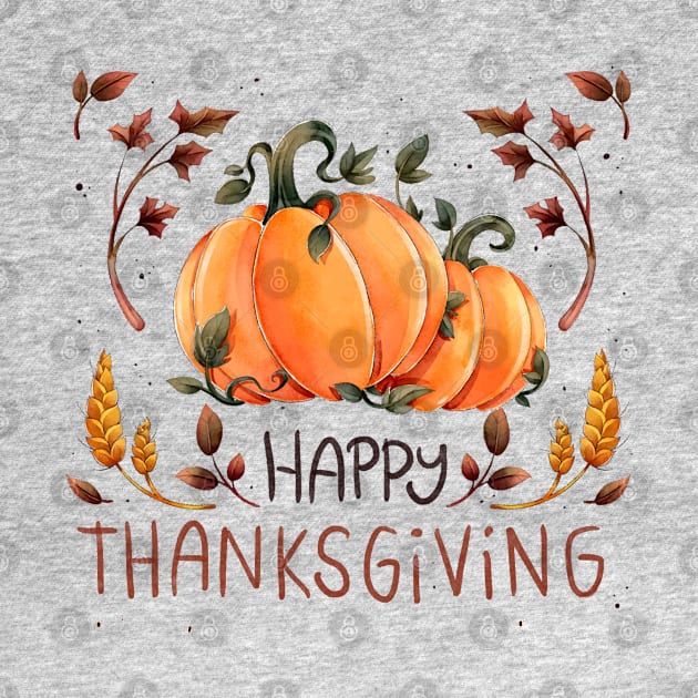 Happy Thanksgiving by Cool Abstract Design